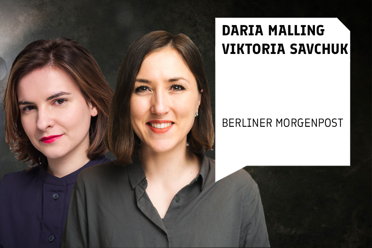 … erklärt Daria Malling im Interview mit der Berliner Morgenpost anlässlich des Treffens zwischen Trump und Putin in Alaska. Und Viktoria Savchuk ergänzt: Die territoriale Sicherheit und Unversehrtheit der Ukraine ist der wichtigste Punkt.“