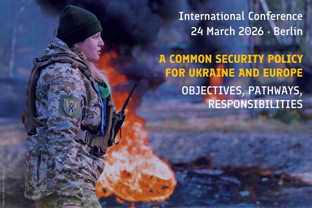 The Center for Liberal Modernity cordially invites you to the international conference “A Common Security Policy for Europe and Ukraine – Objectives, Pathways, Responsibilities” on 24 March 2026 in Berlin.