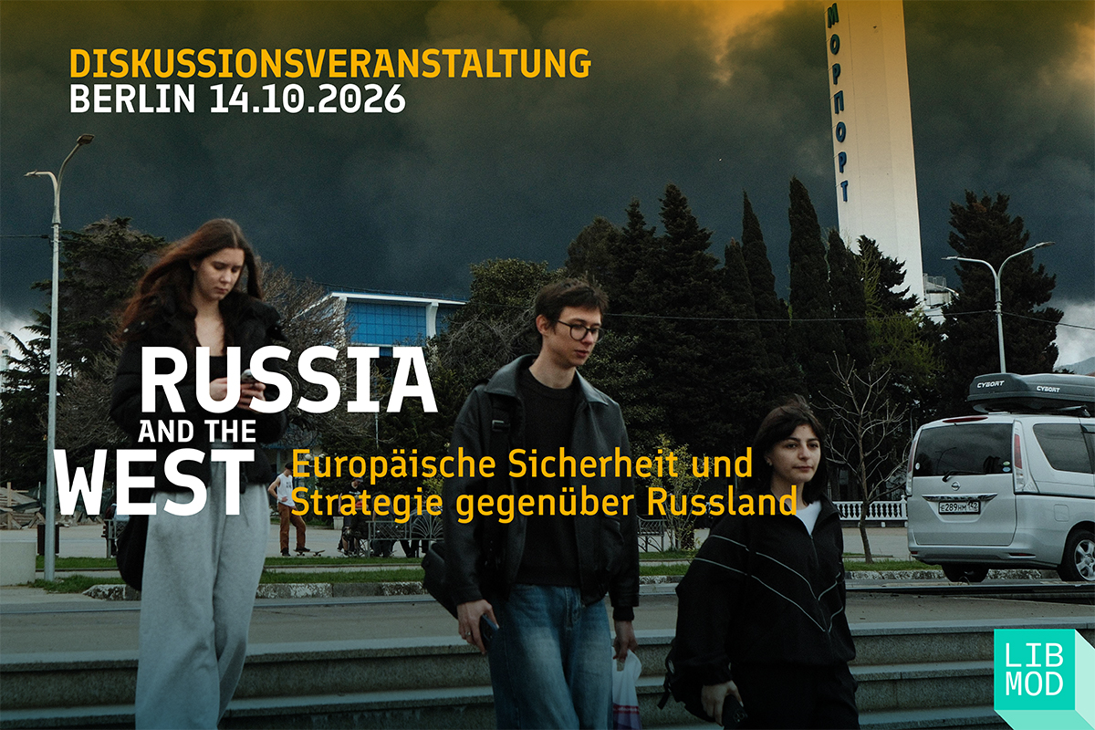 Am 14. Oktober 2026 (Mittwoch) findet wieder unsere jährliche Podiumsdiskussion „Russland und der Westen“ statt. Dieses Jahr lautet der Untertitel