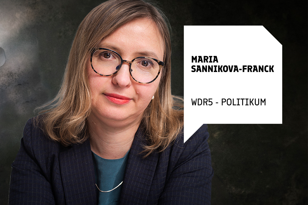Russische Opposition: Der Westen sollte die Ukraine militärisch unterstützen - aber eben auch die russische Opposition stärken, erklärt Maria Sannikova-Franck, Direktorin unseres Russland-Programms.